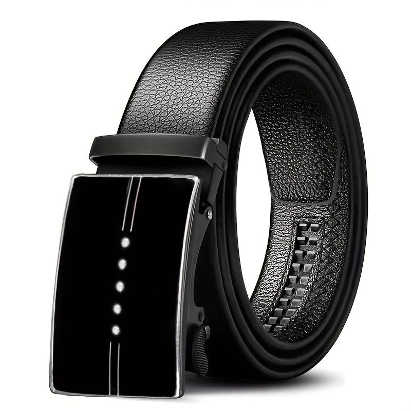 Men's Casual Belt with Automatic Buckle