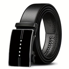 Men's Casual Belt with Automatic Buckle