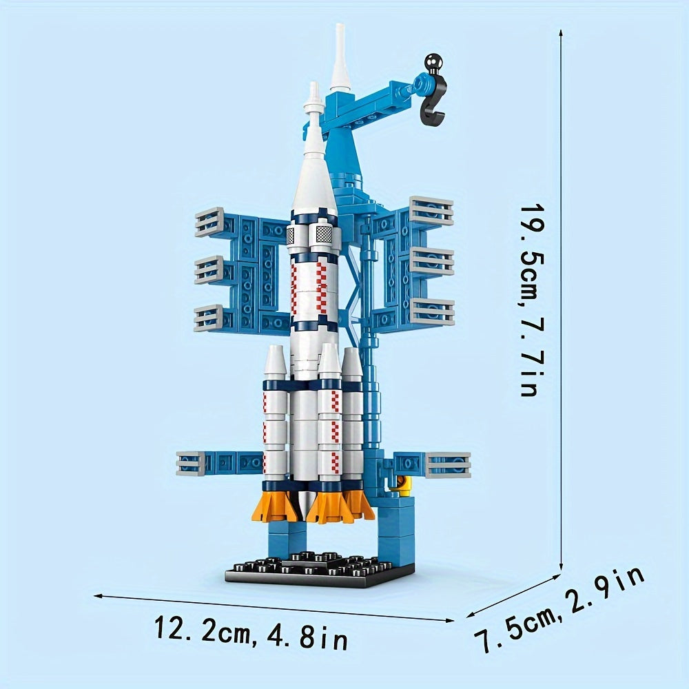Space Rocket Building Blocks Rocket Model Assembled Building Block Toys