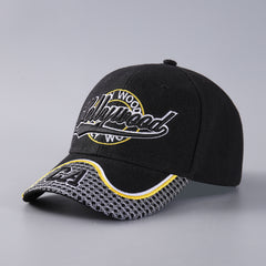 Men's Embroidered Baseball Cap Duck Tongue Brim
