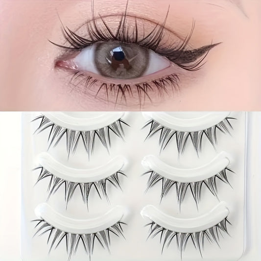 Wispy Manga False Eyelashes Natural Look Short Style TS13