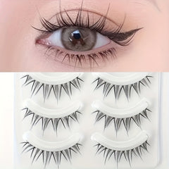 Wispy Manga False Eyelashes Natural Look Short Style TS13