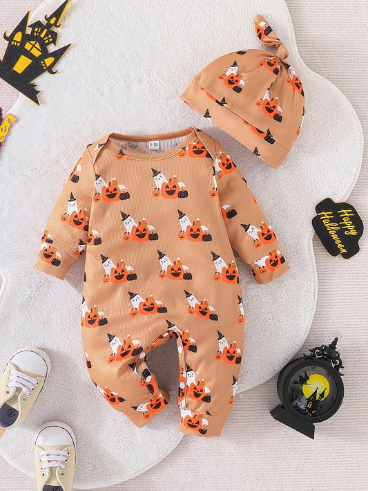 Cute Cartoon Long Sleeve Bodysuit for Babies