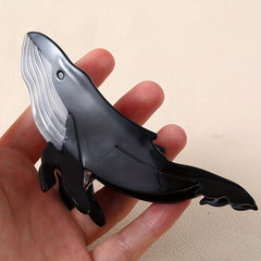 Whale Shaped Hair Clip Ocean Series Acetate Jaw Clip for Women Girls