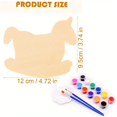 Wooden Piggy Bank Multifunctional Storage Box for Kids