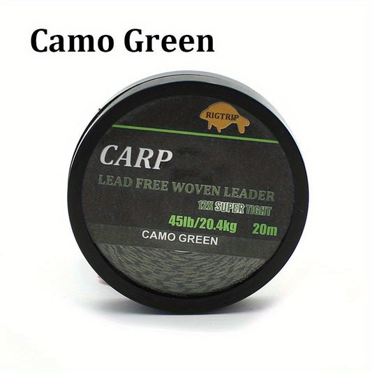 20m Braided Lead Core Carp Fishing Line