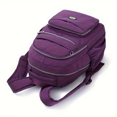 Stylish Waterproof Nylon Backpack for Students