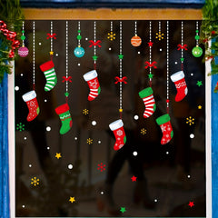 Christmas Window Sticker Stocking Vinyl Decoration