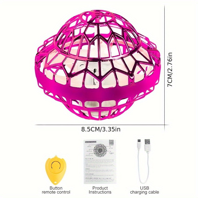 Toy Flying Gyroscope Magic Spinning Ball Rotating Hovering Flight Ball