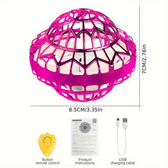 Toy Flying Gyroscope Magic Spinning Ball Rotating Hovering Flight Ball