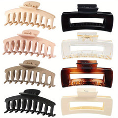 Hair Claw For Women And Girls Solid Shark Claw