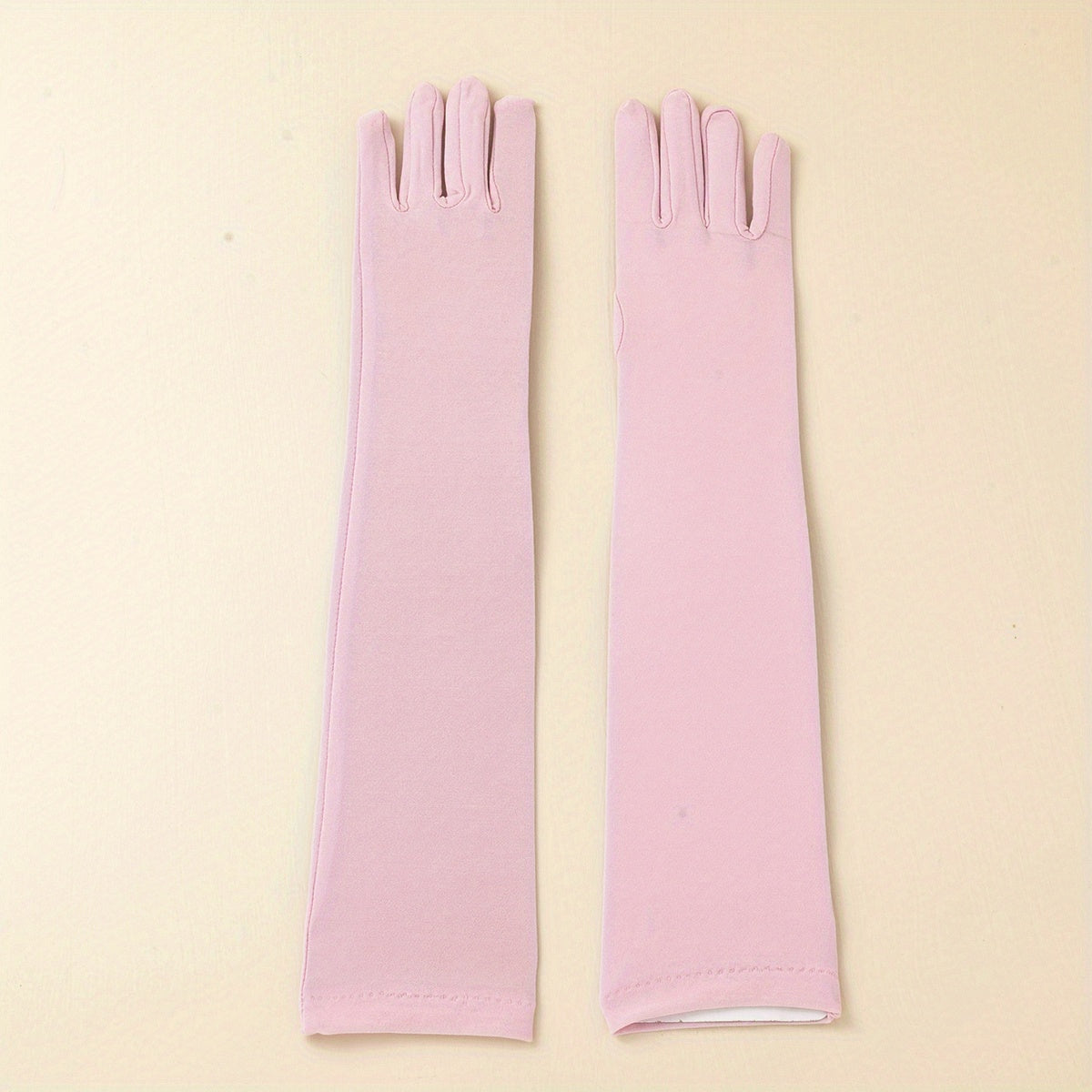 Skinny Long Satin Bridal Gloves Wedding Dress Accessories