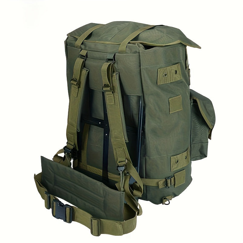 Iron Frame Olive Green Backpack Oversized Camping Backpack
