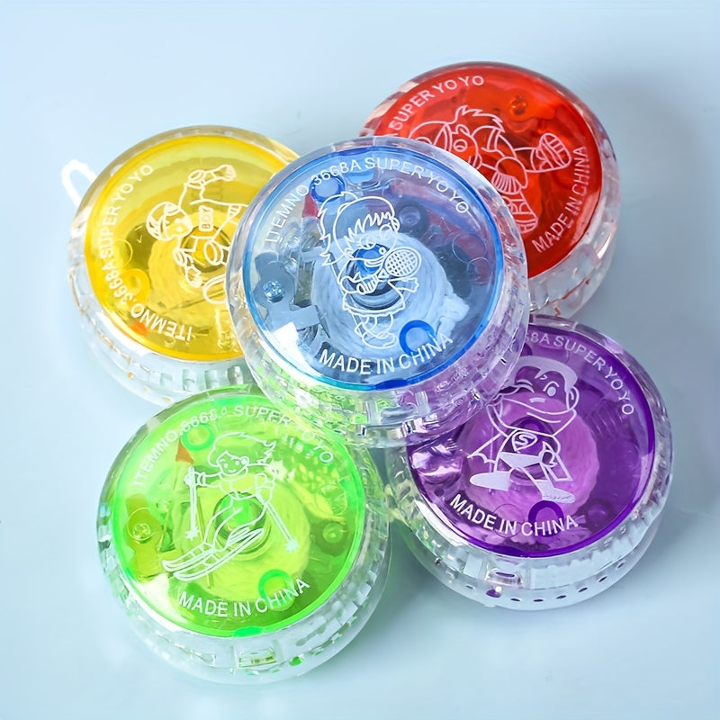 5pcs Luminous Yo yo Balls - Bright Colors Easy To Play