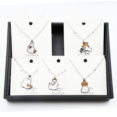 Halloween Ghost Dress Up Necklace for Girls