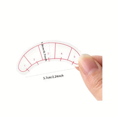 140pcs Eyelash Mapping Stickers 3D Eye Pads Patch Self Adhesive Practice Lashes