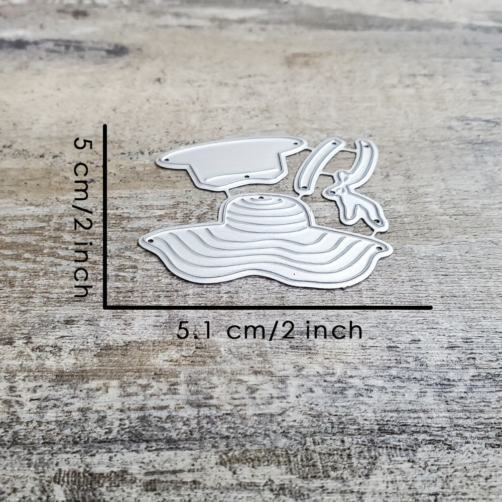 Catlove Summer Travel Hat Metal Cutting Dies DIY Craft