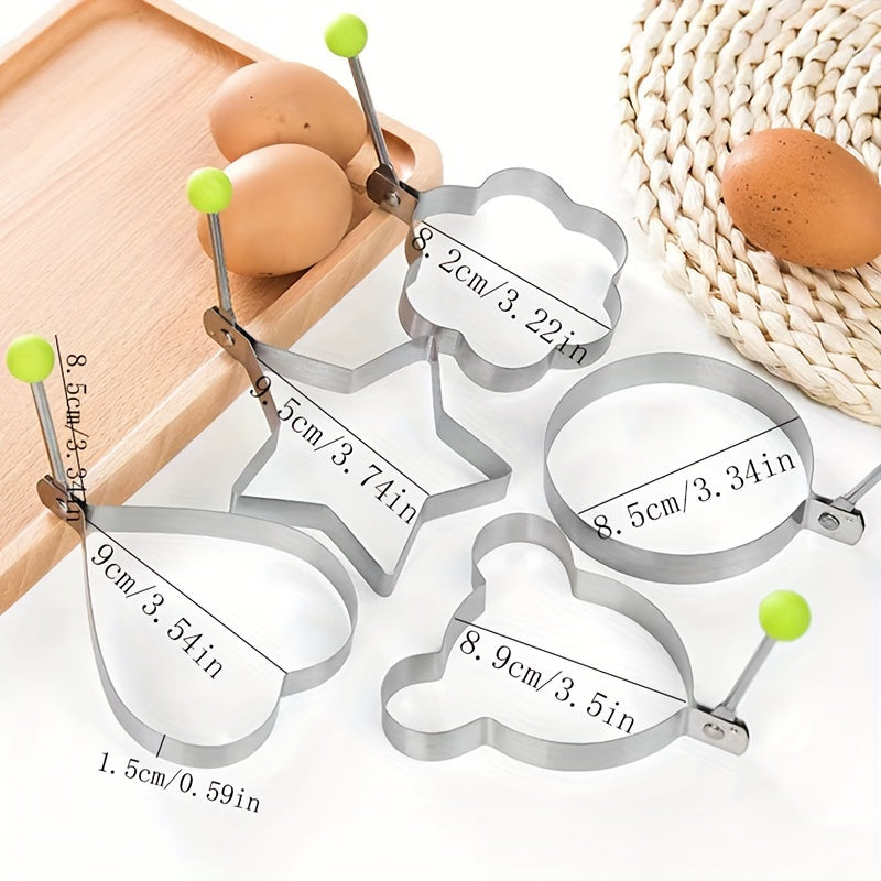 Stainless Steel Omelette Ring with Anti-heat Handle