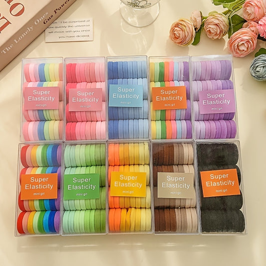 36pcs Girls Hair Tie Rope Ring Accessories