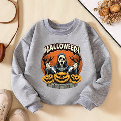 Girls' Halloween Skeleton Witch Sweatshirt