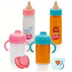 Reborn Doll Magic Milk Bottle Set Pretend Play Feeding Accessories