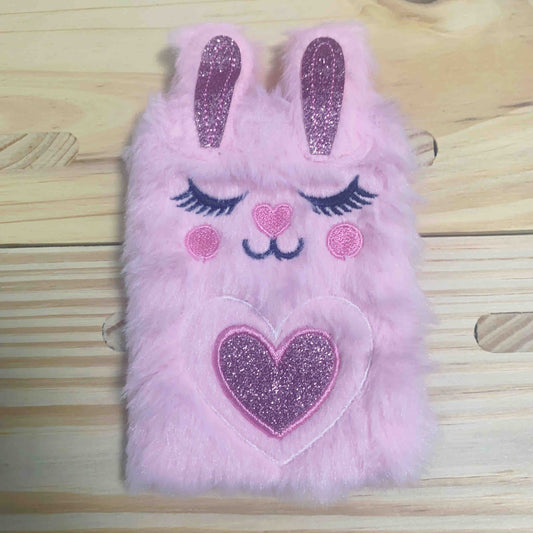 Cartoon Bunny Plush Notebook