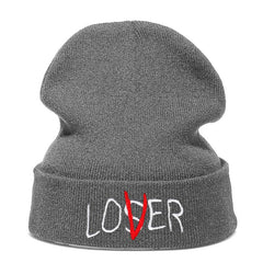 Sports Embroidered Knit Hat