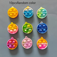 Silicone Bouncing Sensory Toys Mini Push Bubble Toys - 10-50pcs