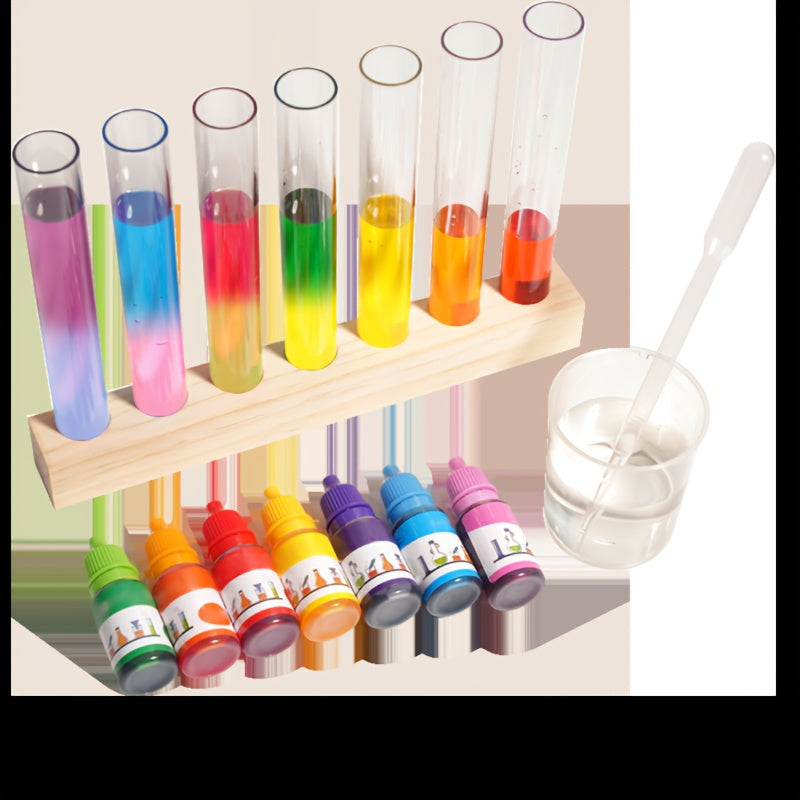Kids Mixing Test Tube Experiment Kit Educational Sensory Learning Set