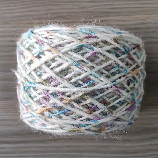 Rainbow Gradient Icelandic Yarn for Hand Crocheting Gloves