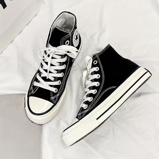 Women's Lace Up Canvas High Top Sneaker