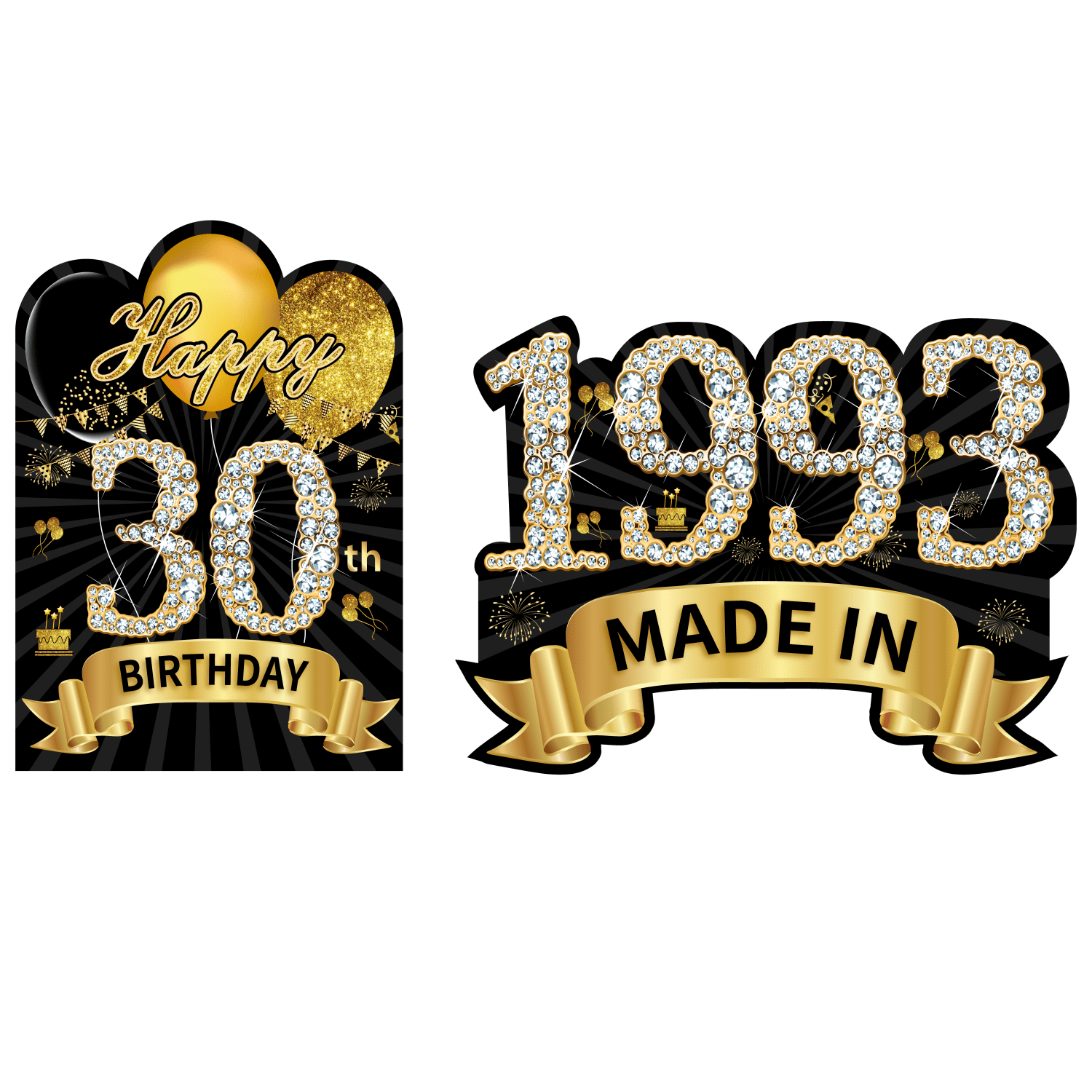 60th Birthday Yard Signs Decorations - Happy 60th Birthday & In 1963 Lawn Sign