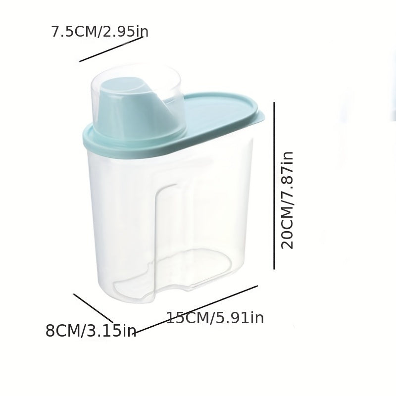 9L Rice Bucket w/ Pour Spout Moisture Proof Insect Proof Portable Cereal Stor