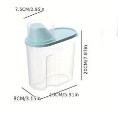 9L Rice Bucket w/ Pour Spout Moisture Proof Insect Proof Portable Cereal Stor