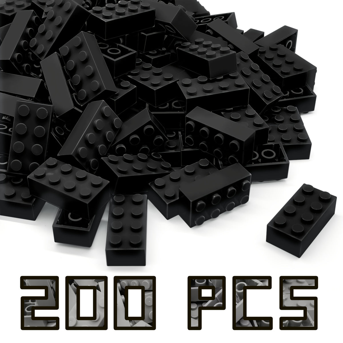 Classic 2X4 Building Blocks Toy Set Compatible with Major Brands