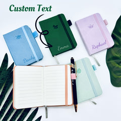 Personalized Engraved A6 A7 Pocket Journal Notebook