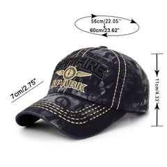 Men's Washed Cowboy Baseball Cap Summer Sun Hat