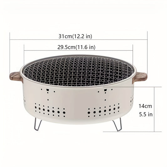 Portable Smokeless Charcoal Grill for Camping