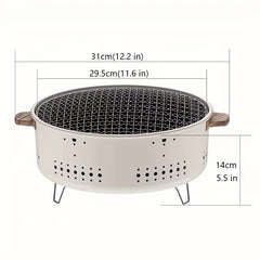 Portable Smokeless Charcoal Grill for Camping