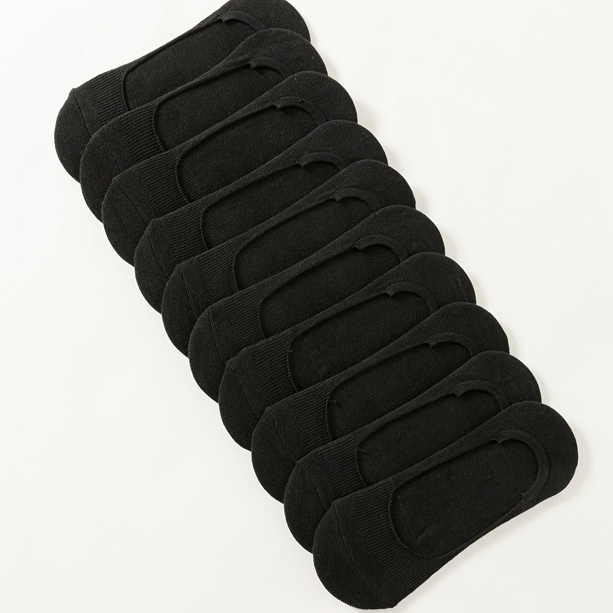 10 Pairs Women's Low Cut Ankle Socks Solid Soft Lightweight Stockings
