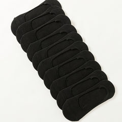 10 Pairs Women's Low Cut Ankle Socks Solid Soft Lightweight Stockings