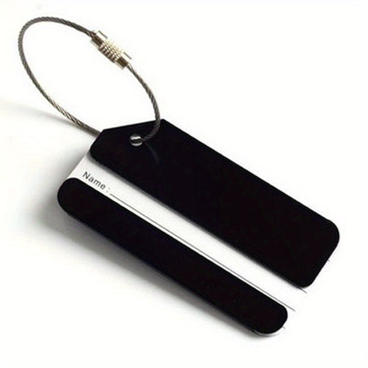 Aluminium Luggage Tag Metal Identity Card Travel Baggage Tag
