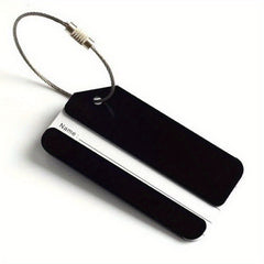 Aluminium Luggage Tag Metal Identity Card Travel Baggage Tag