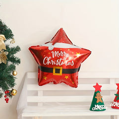 2pcs Christmas Star Balloons Gift Decoration Party Decor