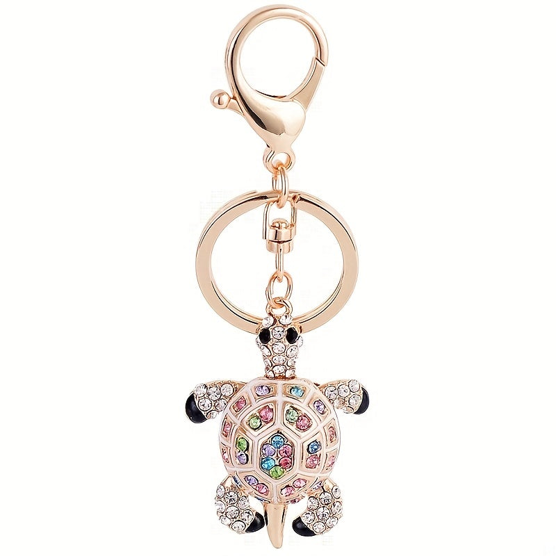 Men's Turtle Car Aluminum Keychain Pendant Decoration