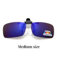 Clip On Glasses Polarized Lens Flip Up Sunglasses UV400