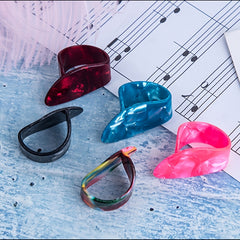 Set of 10 Durable Guitar Finger Picks for Guitar and Bass