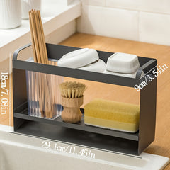 Sink Drain Rack Sponge Cloth Dishwashing Liquid Storage Kitchen Rack