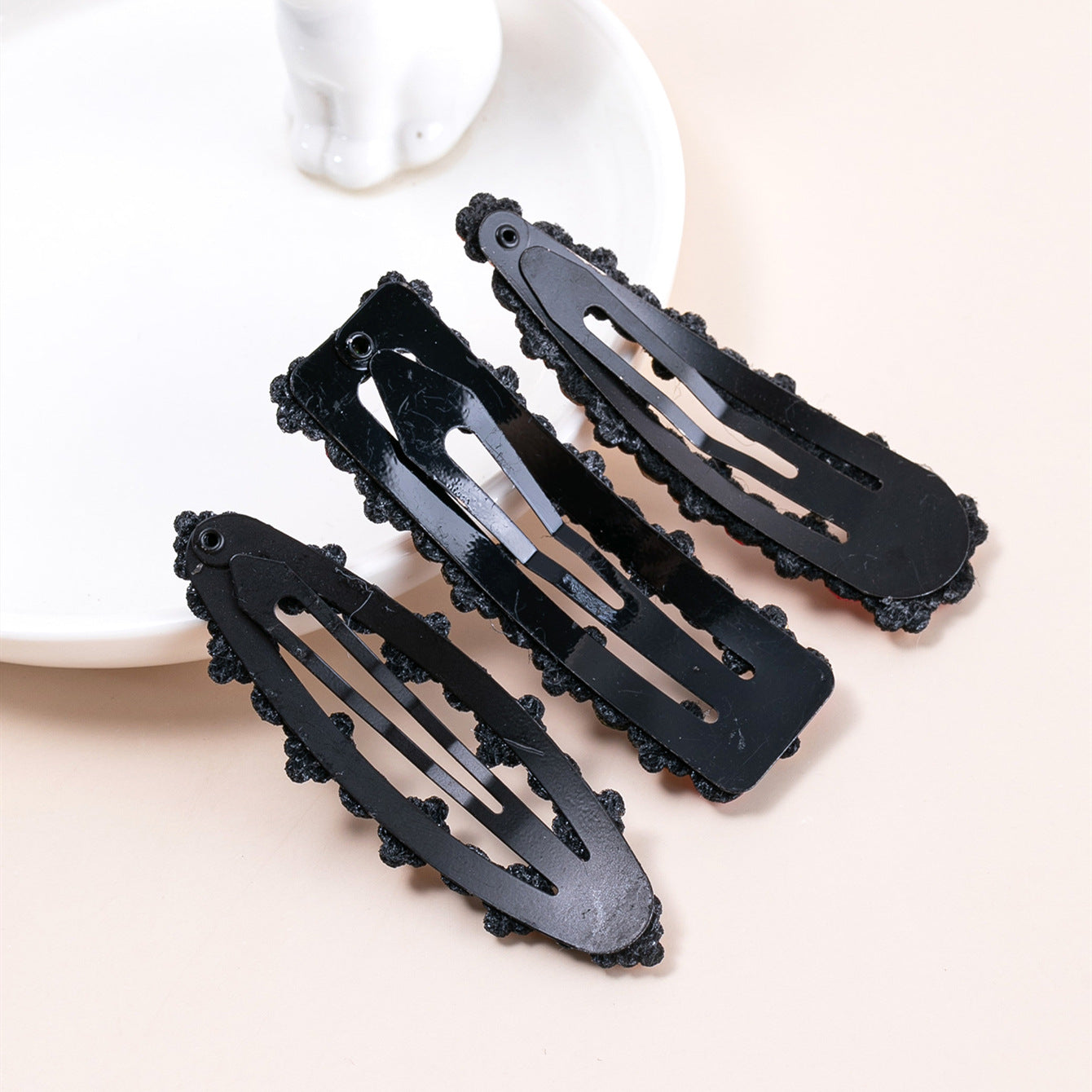 Rhinestone Snap Hair Clips Crystal Metal Hair Barrettes Wedding Hair Accessories