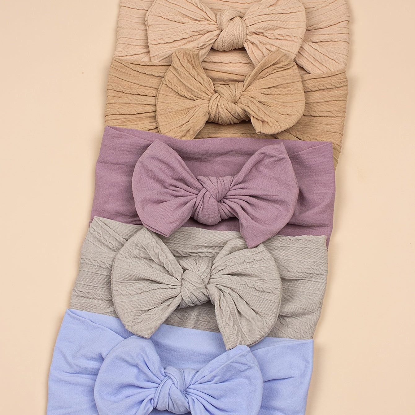 5pcs Bowknot Headbands for Baby Girls Hair Accessories